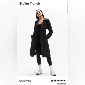 Athleta Stellar Trench Coat xs